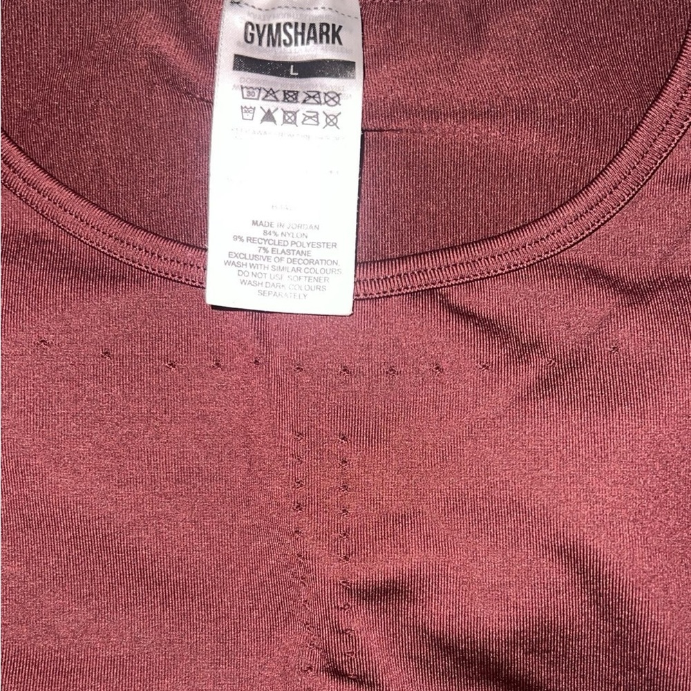 Gymshark Seamless Midi Tank - Maroon - Picture 3 of 3